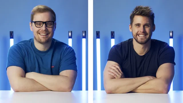 Conor Hildebrandt and Matthew Watts, the team behind Viva Studios